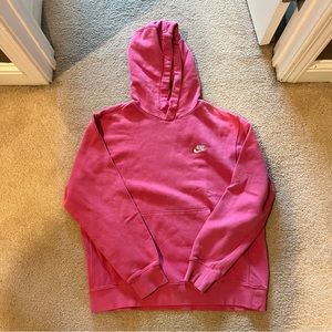 pink nike hoodie